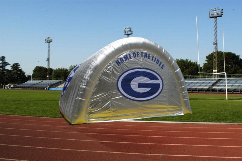 Silver inflatable tunnels are also in our inventory.